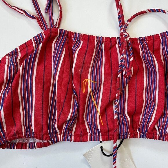 Damson Madder NWT Striped Linen Cotton Set 16 - Picture 15 of 15